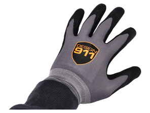 Design 911 Foam Nitrile work gloves