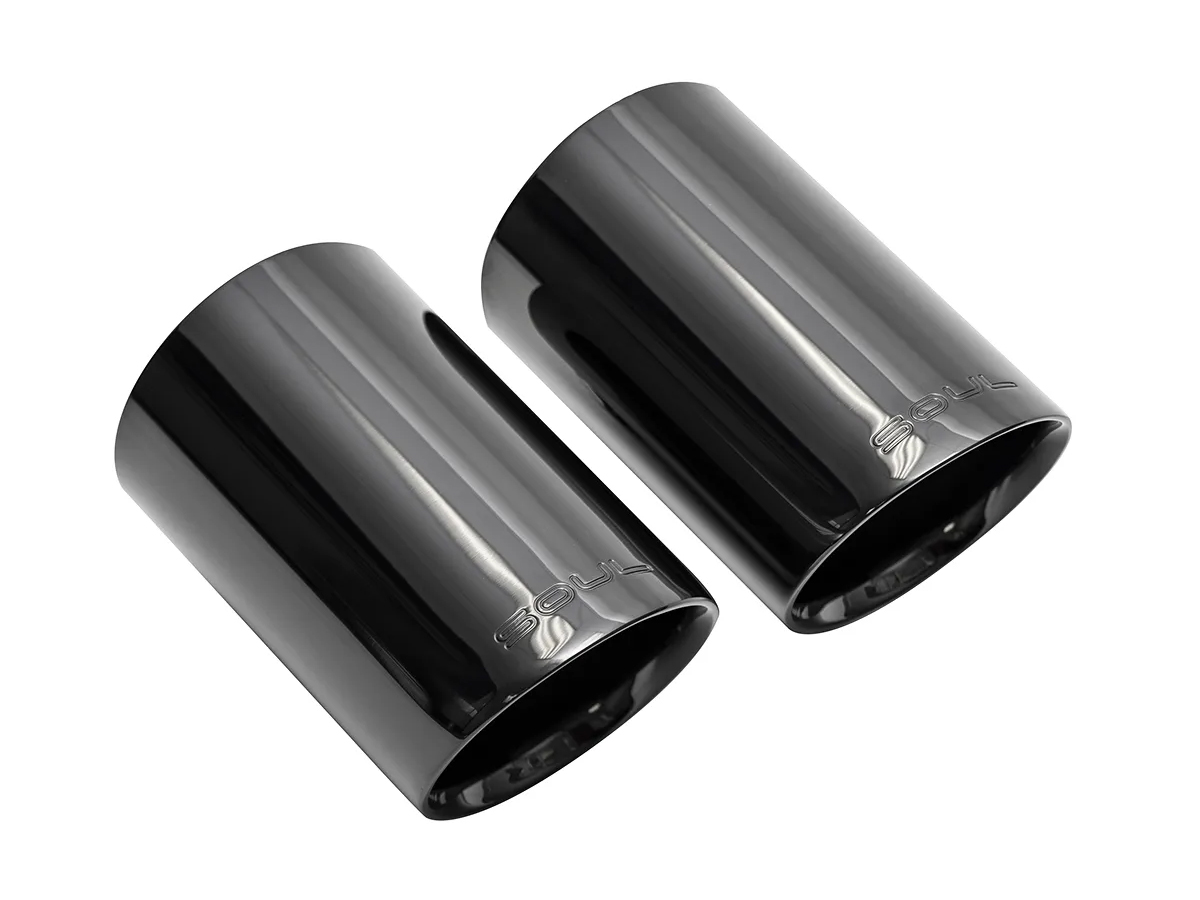 Dual Wall - Polished Black Chrome