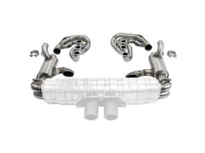 CARGRAPHIC GT Sport Exhaust System Backdate With ID45 GT, Heating, No Valves, For GT3 Silencer. Porsche 964 Carrera 2/4/RS - 96411104504, 96411104605, 96411104502, 96421103905, 96421103932, 96421104004, 997111027A1