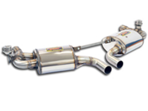 Sports exhaust rear silencer with valves. Porsche 981 Boxster / Cayman - 248054