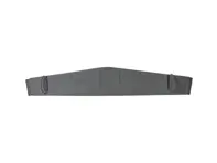 Firewall panel front with hinge pockets. Porsche 356 Pre-A - 356 51205, 35651205 - PP160HA, P160HA