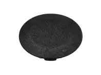 Black Round Blanking Plug. Porsche 911 / 964 / 993 - 9997033444001C, 99970334440