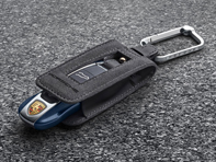Key pouch in Alcantara. Porsche 992 (911) / Taycan - 971044005, 971044005A, 971044005B