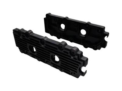 Camshaft engine covers, Billet alloy LOWER. Porsche 993 1994-98 - 99310511607, 99310511607R, 99310511607SIL, 99310511607BLK