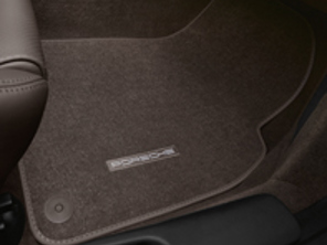 Floor Mats with Nubuck Edging. Porsche 991 (911) 2012>> LHD Cars - 99155161300, 99155161310, 99155161302