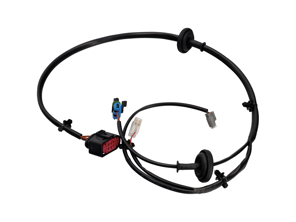Wiring harness for static/fixed spoiler engine lid with a 3rd brake light  Porsche 997.1 / 997.2 - 99762267070, P9971DCTL