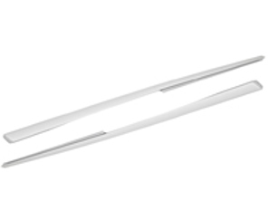 Door outer moulding trim, Chrome. Porsche 911 67-83 COUPE - 90153143127, 90153143227, 9379 - TMP-9379