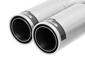 REMUS Tail pipes, 98 mm, Chrome - 6891090500LR, 6891091698C