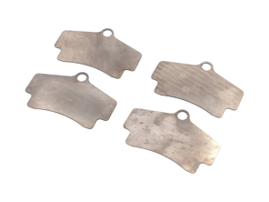 Titanium Brake Pad Heat Shields Size: E2406/T5105 (OE Part No 99635293903) - 21792, 07.B315.14, 07B31514, 99635293903 - E2406, T5125