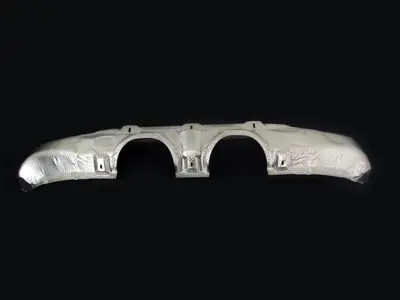 Rear bumper heat protection shield. Porsche 991.2 - 99150547504