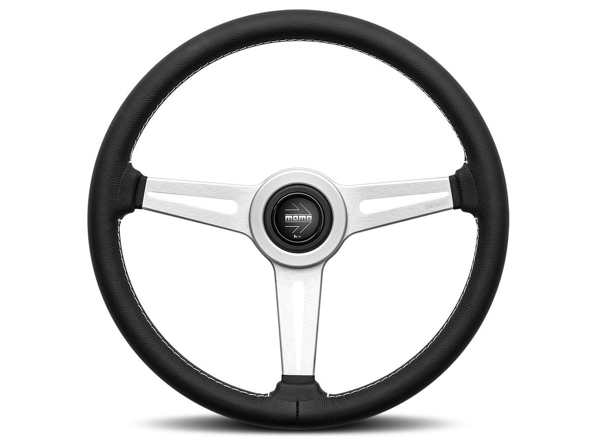 MOMO Retro Steering wheel - Black Leather - 360 mm - M11102976111R