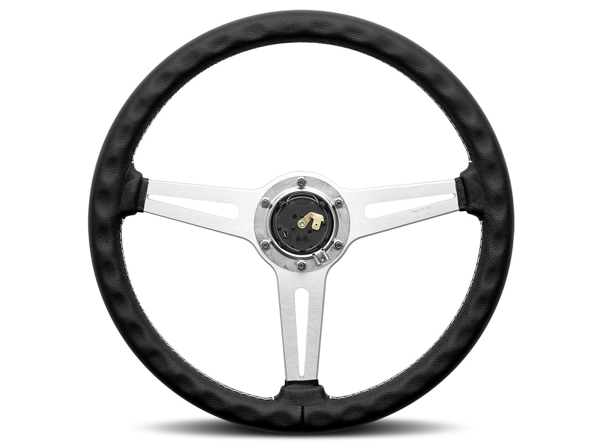 MOMO Retro Steering wheel - Black Leather - 360 mm - M11102976111R