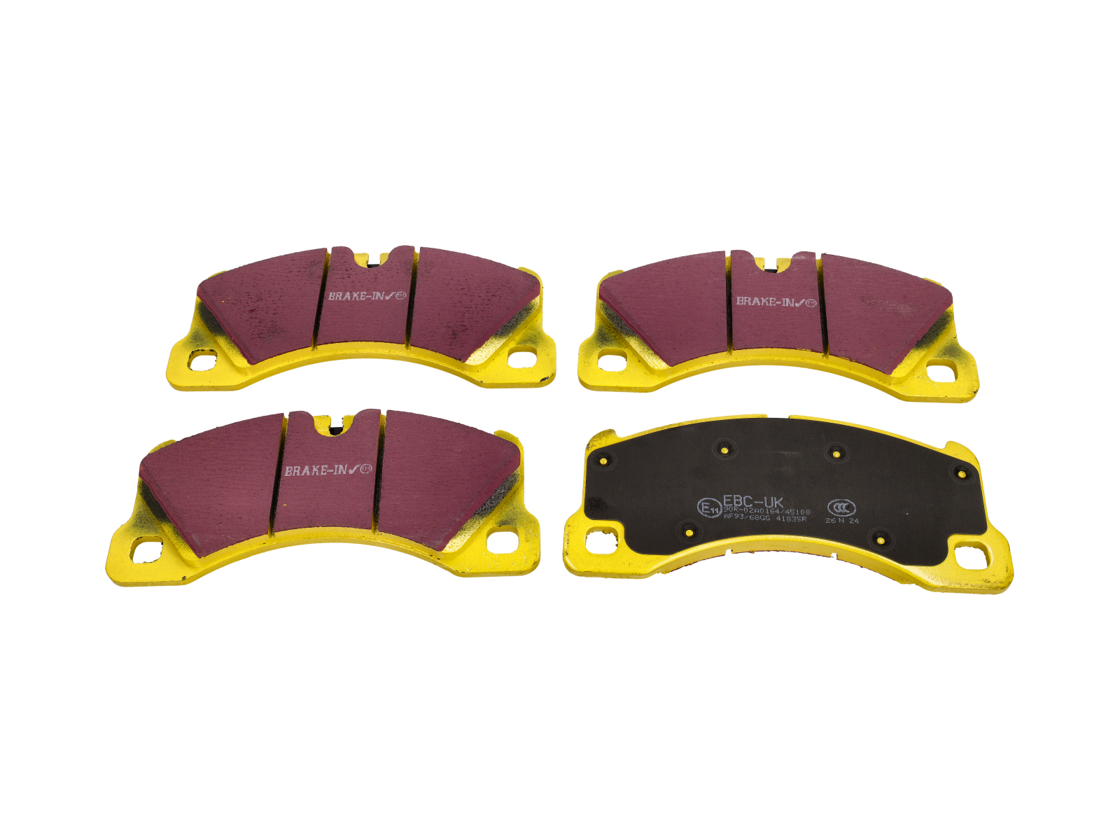 EBC DP41239R 98-02 Chevrolet Camaro (4th Gen) 3.8 Yellowstuff Front Brake Pads main image 0