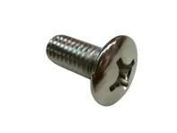 Countersunk screw Chrome Am6 x 15 Seat hinge. Porsche 911 /912 - 90014802402 - 911807-f