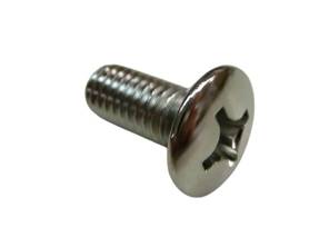 Countersunk screw Chrome Am6 x 15 Seat hinge. Porsche 911 /912 - 90014802402 - 911807-f