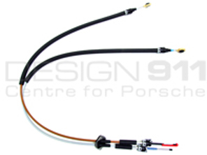 Transmission shift cable. Porsche 987 S Boxster - 98742404202, 98742404201