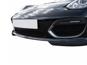 Front Bumper stainless steel Front Grille Set ZunSport. Porsche Boxster Spyder 987.2 PDK - ZPR100010, ZPR100010B - ZPR100010, ZPR100010B
