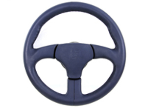 Sports Steering Wheel in COBALT BLUE Leather (without airbag). Porsche 928 1980-91 - 000043163008YR, 000043163009YL, 00004316300