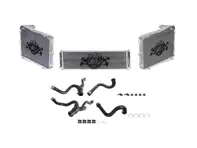 Aluminium radiator for water coolant fluid & hoses SET OF 3. Porsche 997 turbo - 996106613172, 99610613174, 99610613270, 99610613272, 99710603802, 99710603804 - 7056, 7054, 7055
