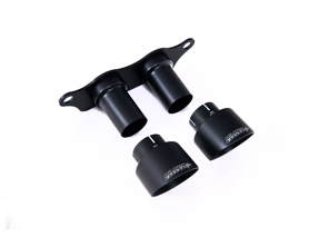 Milltek GT-100 Cerakote Black Tailpipe Trims. Porsche 991.2 GT3 / GT3 RS 2018-20 - 99111125390, 99111125393, 99111125391, 99111125392, 99111125395, 99111125380, 99111125791, 9GT251697F - SSXPO132