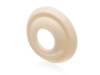Rosette for door handle and window crank, White. Porsche 356 - 64455289101300