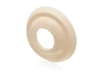 Rosette for door handle and window crank, White. Porsche 356 - 64455289101300