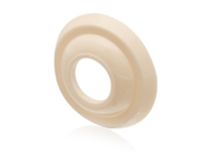 Rosette for door handle and window crank, White. Porsche 356 - 64455289101300