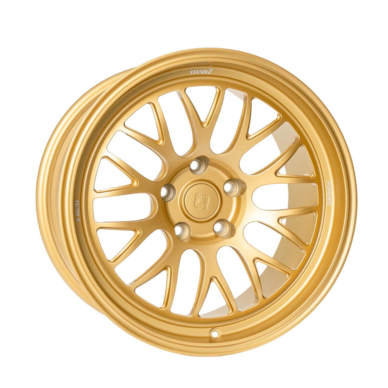 Titan 7 Forged T-M20 Alloy Wheel Set Medalist Gold. Porsche 987 / 981 ...