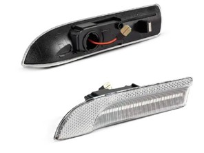 Side repeaters sequential LED with clear lens. Porsche Cayenne 970.1 - 97063103302, 97063103402