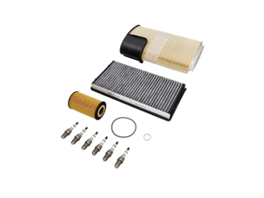 Service maintenance kit for Porsche Boxster 987 2.7L / 3.2L and 3.4L / Cayman  Oil, Air Filters,  Spark plugs, + More - 98710098700, 98710098700/1, 98711013301, 99757121902, 99610722560, 99917022390, 90012310630, 00004400204