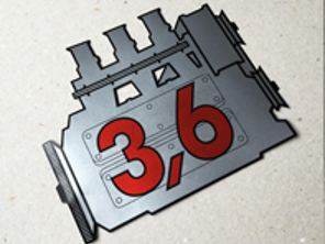 Rear Window 3.6L Engine Sticker for Porsche 911 (964) - 91170110200