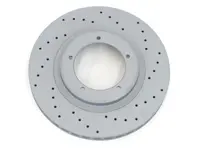 Brake disc rotor front. Non vented. Porsche 911/912 upto 1969 - 460.1005.52, 90135140111, 15758