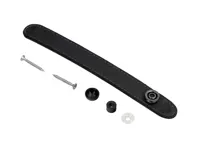 Seat belt guide, in Black, for Sports seat. Porsche 987 Boxster / 987C Cayman - 987521181008YR, 987521182008YR