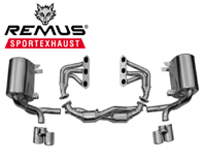 Exhaust Manifolds, Racing Cats, Rear Silencers and Tail Pipes. Porsche 997 Carrera REMUS - 689305 0100, 689305 1100, 689305 0500L/R2, 689305 0606SL/R, 689305 0100, 6893050100, 6893051100, 6893050500L/R2, 6893050606SL/R, 6893050100