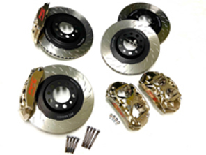 PFC Racing Front and rear brake kit, with slotted 405mm front discs. Porsche 996 / 997 / 991 Turbo - 0405.0002