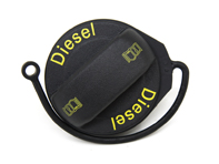 Fuel tank cap with retaining strap. Porsche 95B.1 Macan - 95B201550D, 95B201550A