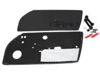 RS / RSA / Backdate Style Door panels in Black Vinyl for Porsche 911 / 912 1965-73