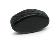 Climate control knob. Black. Porsche 911 1986-89 - 9116131350101C