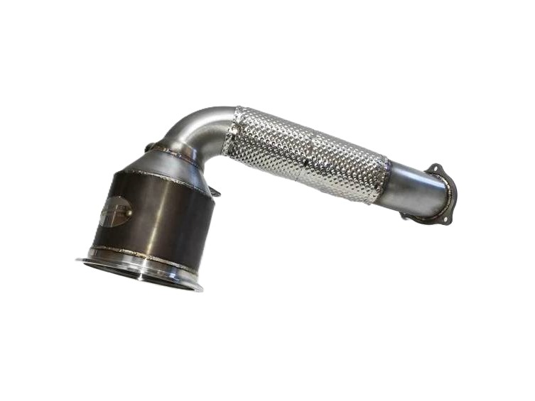 Fabspeed Primary Sport Catalytic Converter Downpipe. Porsche 971 Panamera V6 (2017+) - 9A725440005, 9A7254400A - FS.POR.971V6.SCDP