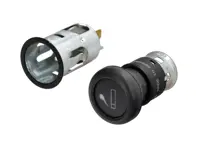 Cigarette lighter. Porsche 993 - 9936523070001C, 99365205500