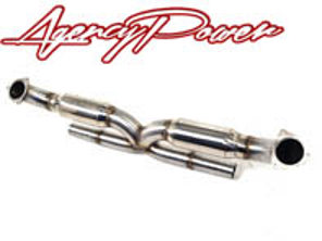 Center X-Pipe Exhaust System. Porsche 991 Carrera 12-15 - AP991170, AP-991-170