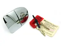 Door handle (outer) with lock cylinder. Porsche 914 - 91453190600, 91453190500