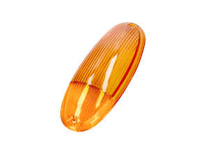 Indicator lens, front, Amber. Porsche 914 - 91463193710/2, 91463193710, P14915