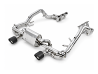 Exhaust System with headers, bypass version, DesignTek. Porsche 718 Cayman GT4 RS - 9GT251053A, 9GT251053B, 9GT254351B, 9GT254351C, 9GT254350B, 9GT254350C, 0PB254450C, 0PB254400C - 69-PS131V