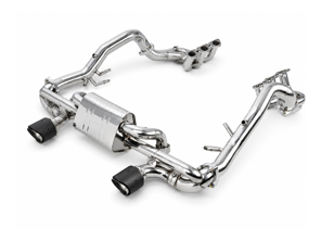 Exhaust System with headers, bypass version, DesignTek. Porsche 718 Cayman GT4 RS - 9GT251053A, 9GT251053B, 9GT254351B, 9GT254351C, 9GT254350B, 9GT254350C, 0PB254450C, 0PB254400C - 69-PS131V