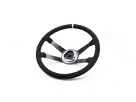 Alcantara 380mm steering wheel dished. Porsche 911T / 911E / 911S / 911RS - 91134708400, 91134708200, 90134708105, 90134708115, 91134708205, 90134708100, 90134708110