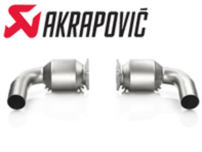 Akrapovic Titanium Cat Pipes 100 Cell for Porsche 997 Turbo 2010>>