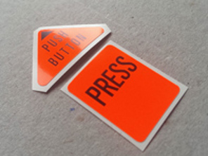 Press seat belts decals set. Porsche 911 / 914 (1972 - 1976) - 911456001 - CB.911.456.001