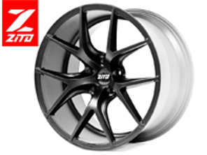 20' SATIN BLACK Alloy Wheels ZITO
