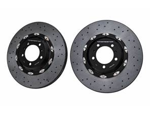 Front Carbon-Ceramic Brake Disc Upgrade Kit. Porsche 992.2 Carrera S / GTS 2024>> (Ninemeister) - 992615301AC, 992615302AC - 9M992615301AC